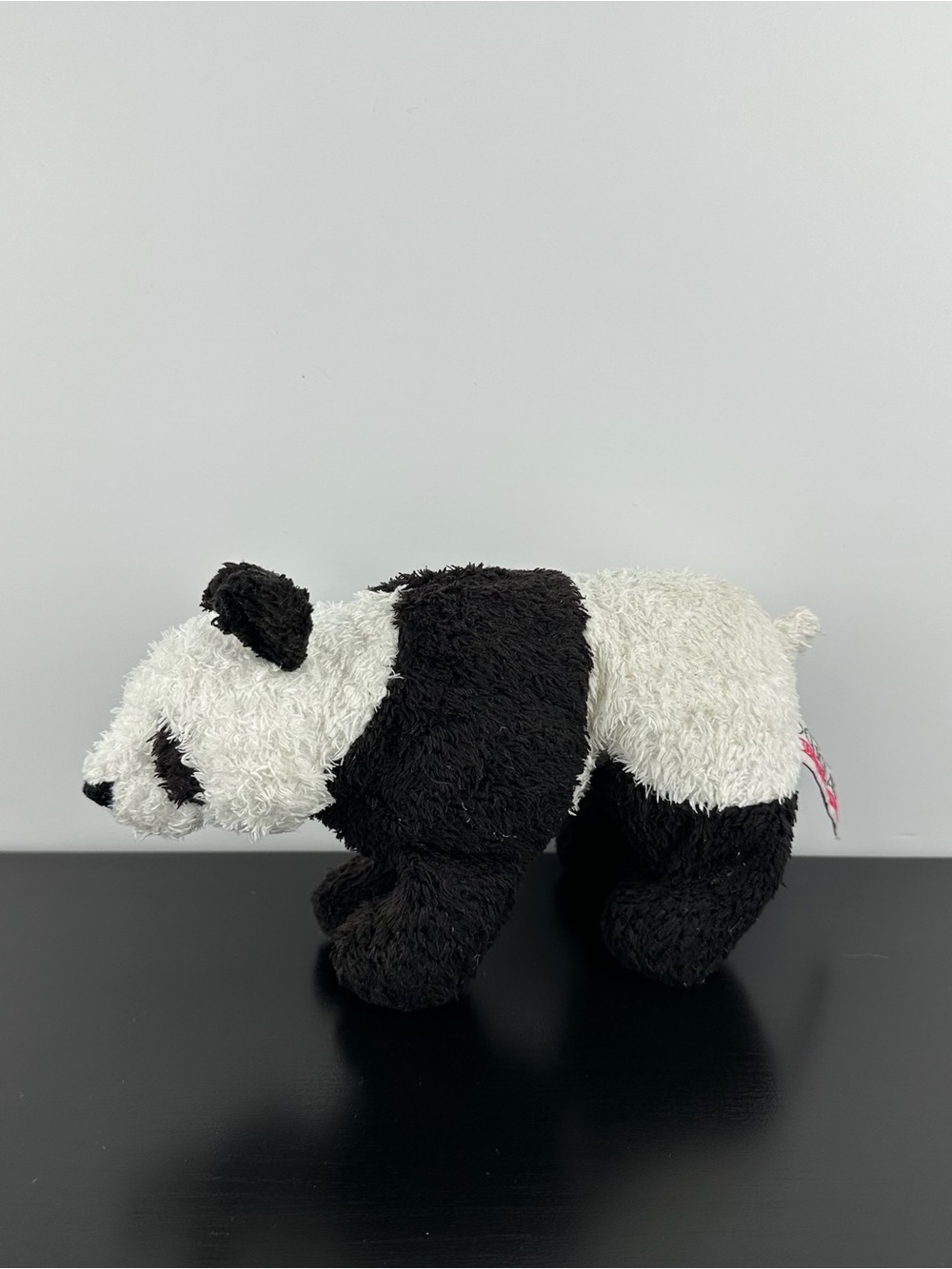 Douglas Cuddle Toys RARE Pink Tag Panda Teddy Bear 9” Black & White Plush